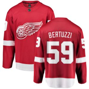 Miehille NHL Detroit Red Wings Pelipaita Tyler Bertuzzi #59 Breakaway Punainen Fanatics Branded Koti